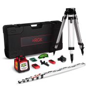 Комплект ротационного нивелира с раздвижным штативом RGK SP-100G COMBO с калибровкой