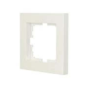 Рамка 1-местн. горизонт. VESNA жемчуж./бел. перламутр (20шт/240шт) LEZARD 742-3000-146