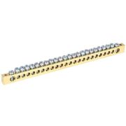 Шина PEN «земля-ноль» 8х12мм 24/2 (24группы/крепеж по краям) IEK YNN21-24-100