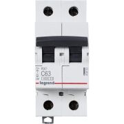 Выключатель автоматический модульный 2п C 63А 4.5кА RX3 ИЭК Leg 419703